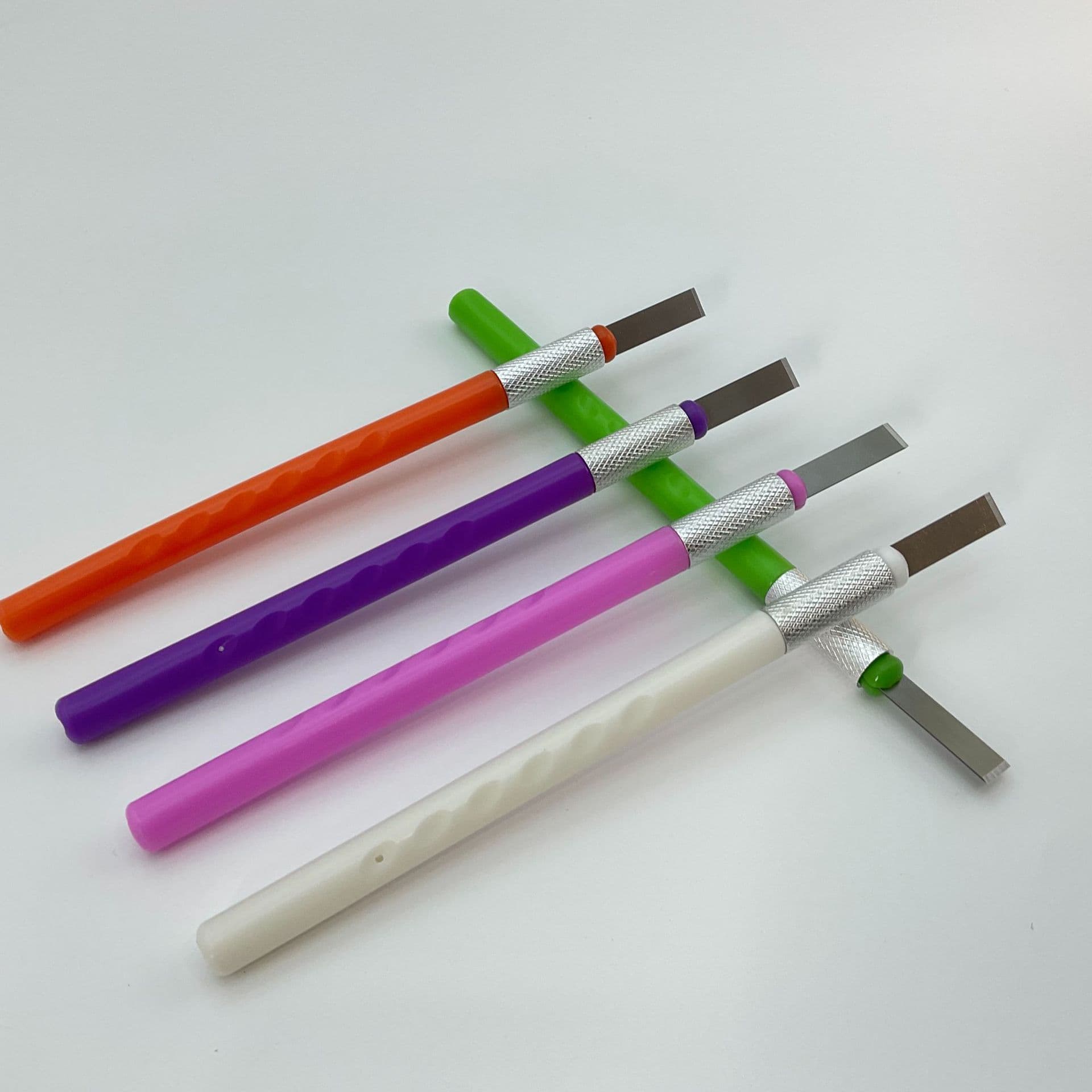 Manufacturer Processing Custom ABS Shaft Paper Cutting Knife Phone Back Cover Scraper Diary Eraser Seal Wood Carving Knife