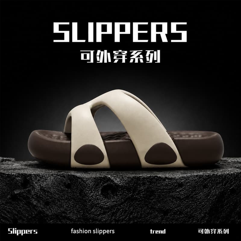 Cloud-Like Comfort Slippers for Men 2026 New Summer Outdoor Indoor Home Bathroom Anti-Slip Odor-Resistant Thick-Soled Slippers