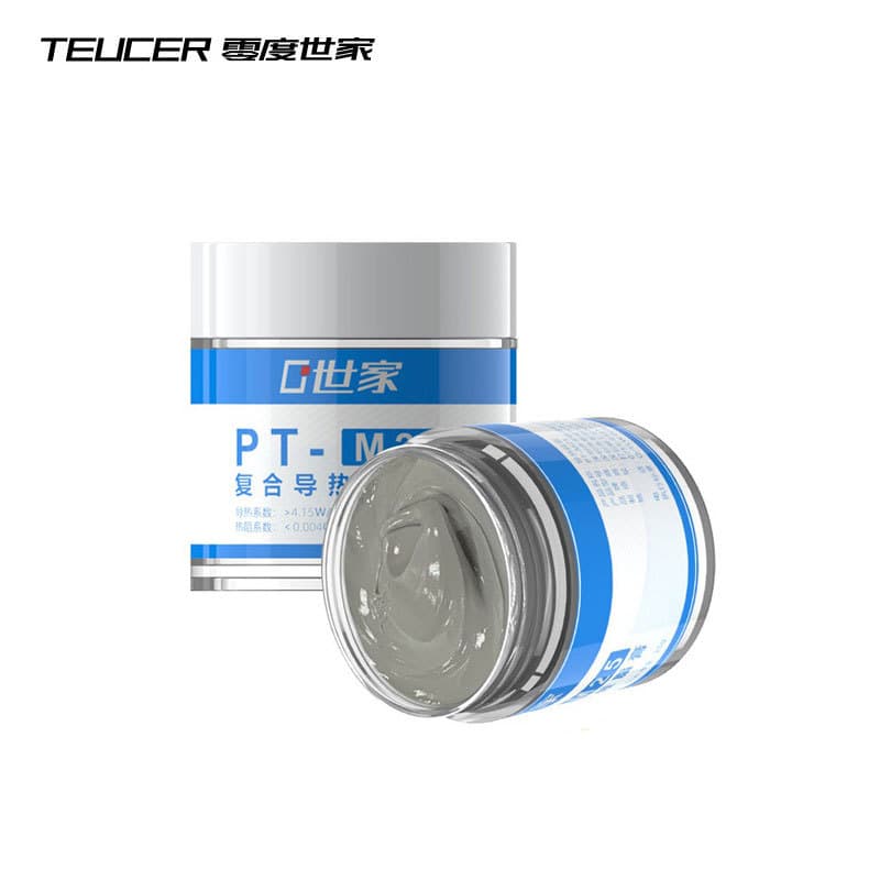 PT-M25 Thermal Grease Silicone Heat Sink Compound Net Weight 25g CPU Thermal Paste for Computer Cooling Strong Heat Dissipation