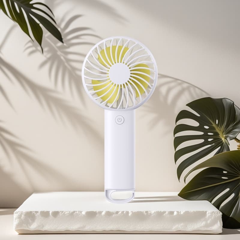New Hot Selling Mini Fan 6-Speed Strong Wind Quiet Portable Desktop USB Rechargeable Fan Wholesale