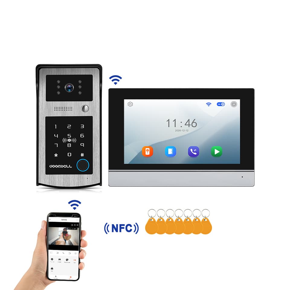 Tuya WiFi Doorbell Camera Doorbell Monitor Video Intercom Video Doorbell