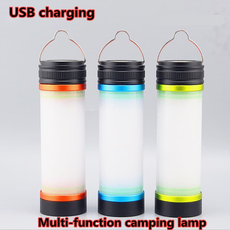 T13 outdoor waterproof camping light led camping light USB rechargeable bright flashlight tent light emergency light
