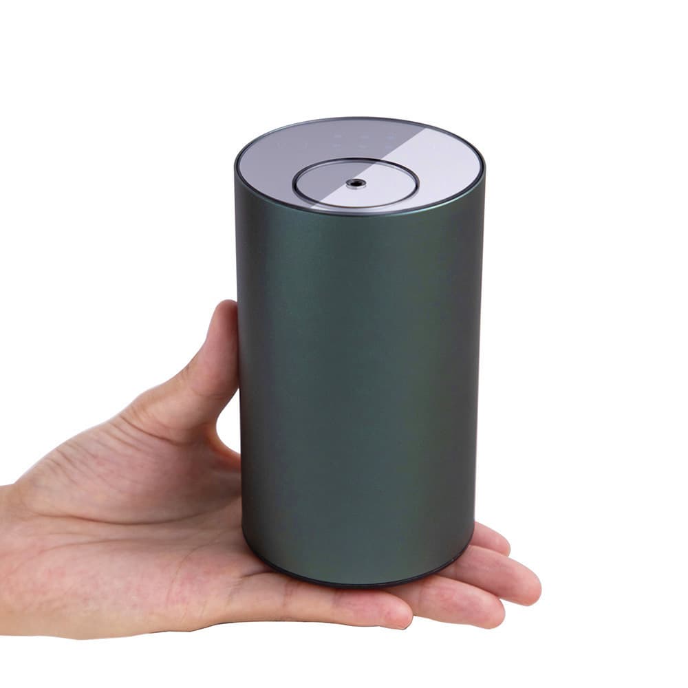 NC11 Aluminum Body Rechargeable Portable Car-Mounted Waterless Aroma Diffuser with Cold Spray Function, Suitable for Single Essential Oils