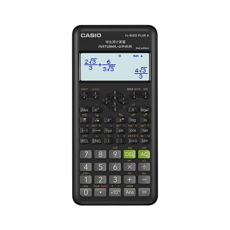 Casio FX-82ES PLUS A Scientific Calculator for Students, High School, and CPA Exam
