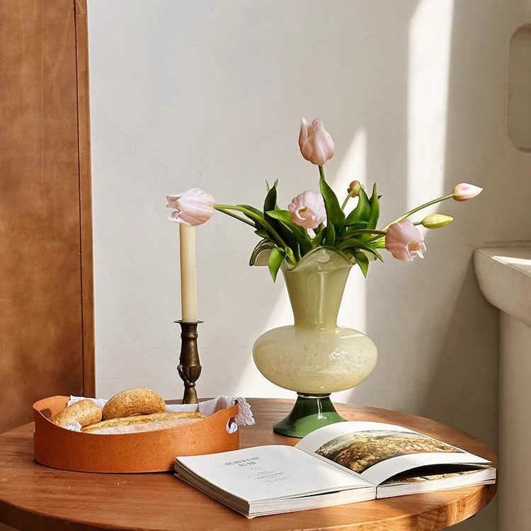 【Bargain Collection】Second-grade Unique Collectible Vases Candle Holders Foreign Trade Overstock Designer Niche Decorative Flower Vessels