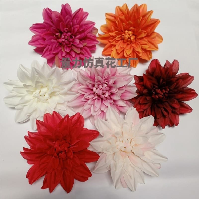 Artificial Peony Flowers Silk Flower Decorative Wall Flowers Wedding Celebration Large Chrysanthemum Artificial Silk Flowers