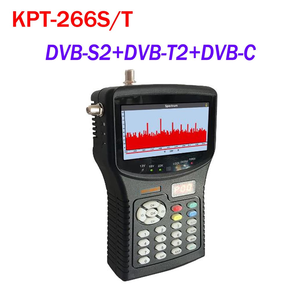 KPT-266ST DVB-S2/T2/C Spectrum Satellite Finder Meter