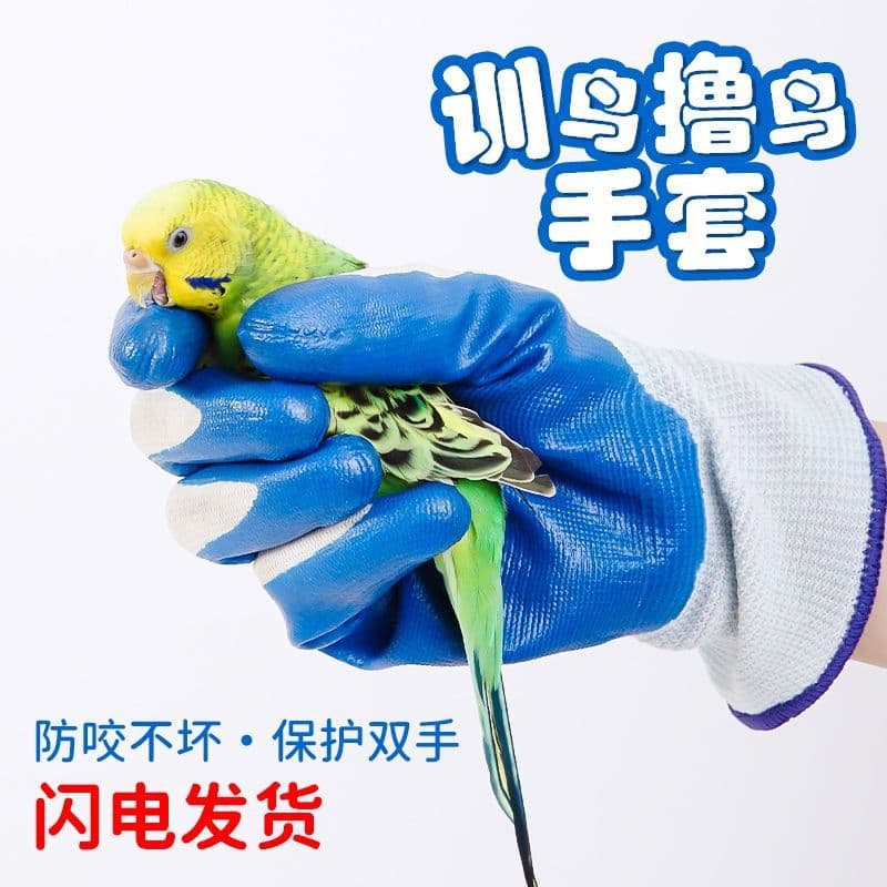 Hand Parrot Anti-bite Gloves Pet Bird Catching Flying Gloves Parrot Training Bird Protective Gloves Bird Accessories Supplies