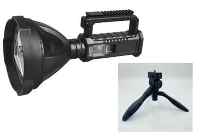 Rechargeable High-Power Handheld Spotlight, Ultra-Bright Long-Range 5000 Xenon, Multi-Functional Home Outdoor Work Searchlight Flashlight