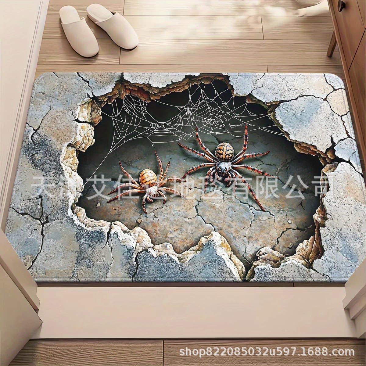Cross-border New Creative Floor Mat Astronaut Bathroom Mat Ocean Absorbent Decorative Mat In Stock Labeling Dropshipping