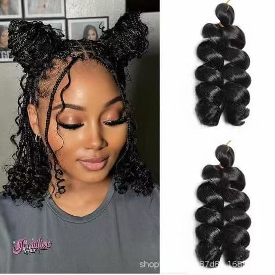 12inch Italy Curly Crochet Braid Hair Dreadlocks Loose Wave