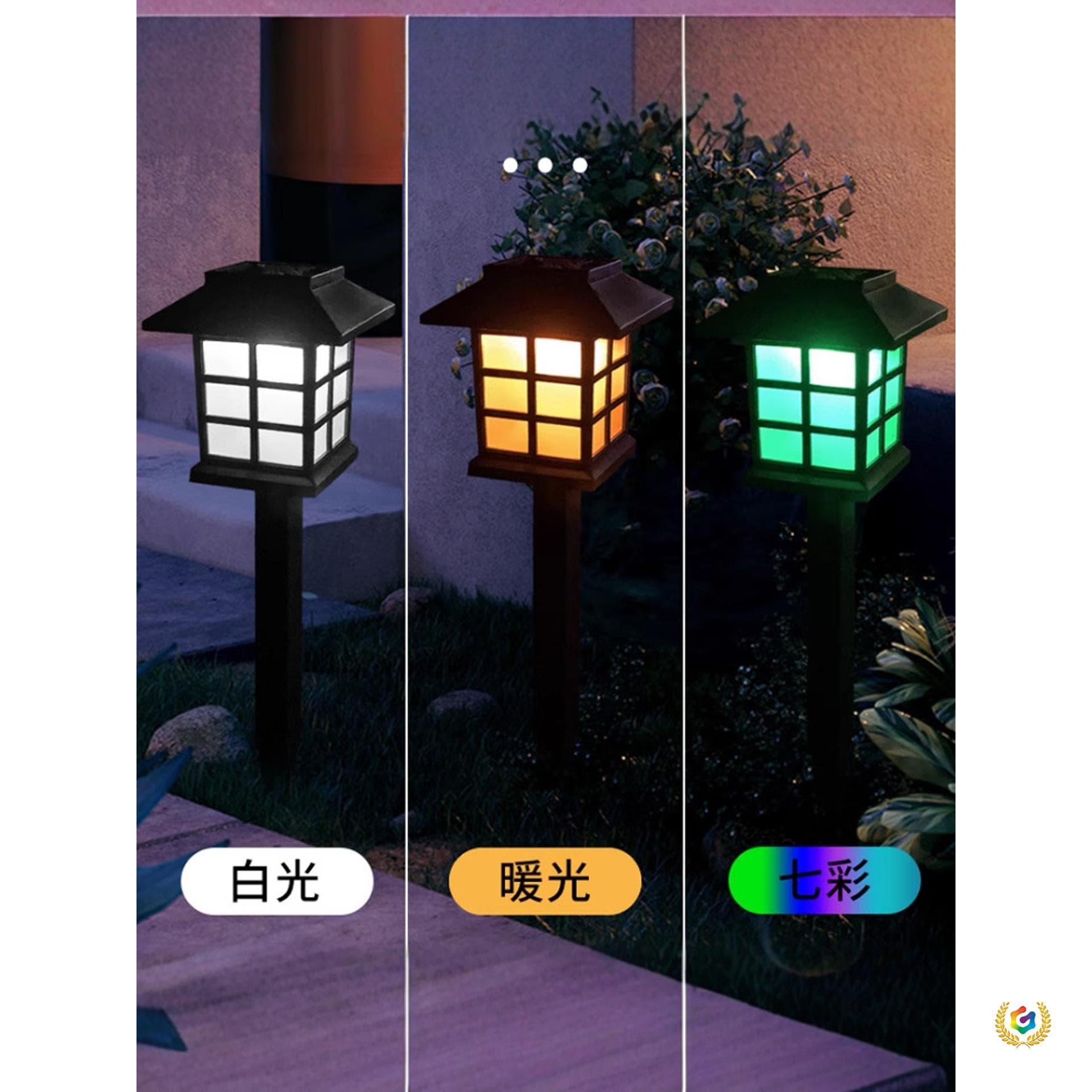 ☥ Solar Outdoor Courtyard Light Villa Wall Decorative Atmosphere Light Exterior Waterproof Smart Sensor Lawn Ground Spike