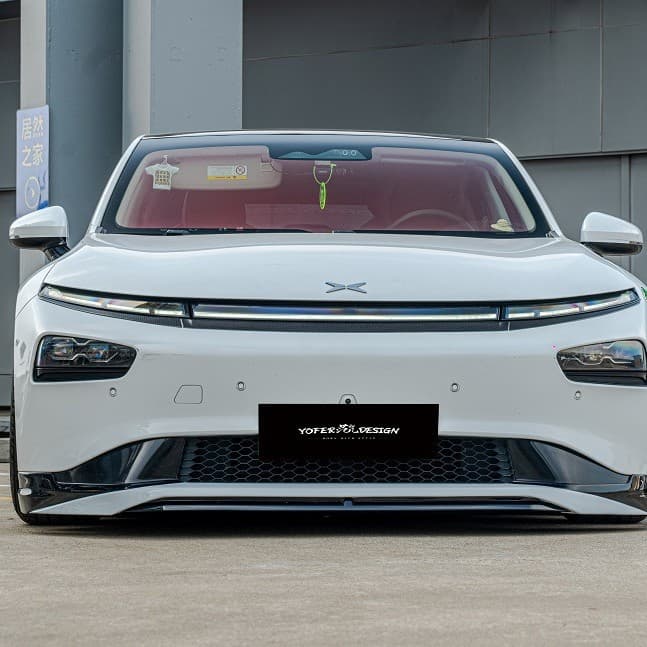For Xiaopeng P7 Chaoye Edition Sport Body Kit Front Lip Rear Diffuser Side Skirt Spoiler Eyebrow