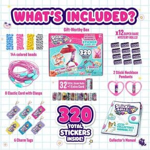 Kids Peel-and-Stick Creative Toy Ins Sticker Bead Set Cross-Border Hot-Selling DIY Bracelet Bead Sticker Bracelet 2
