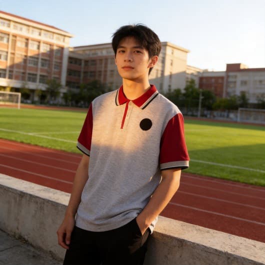 Summer Simple School Uniform Sports Set Short Sleeve Shorts Long Pants for Primary Middle High School Students Manufacturer Wholesale