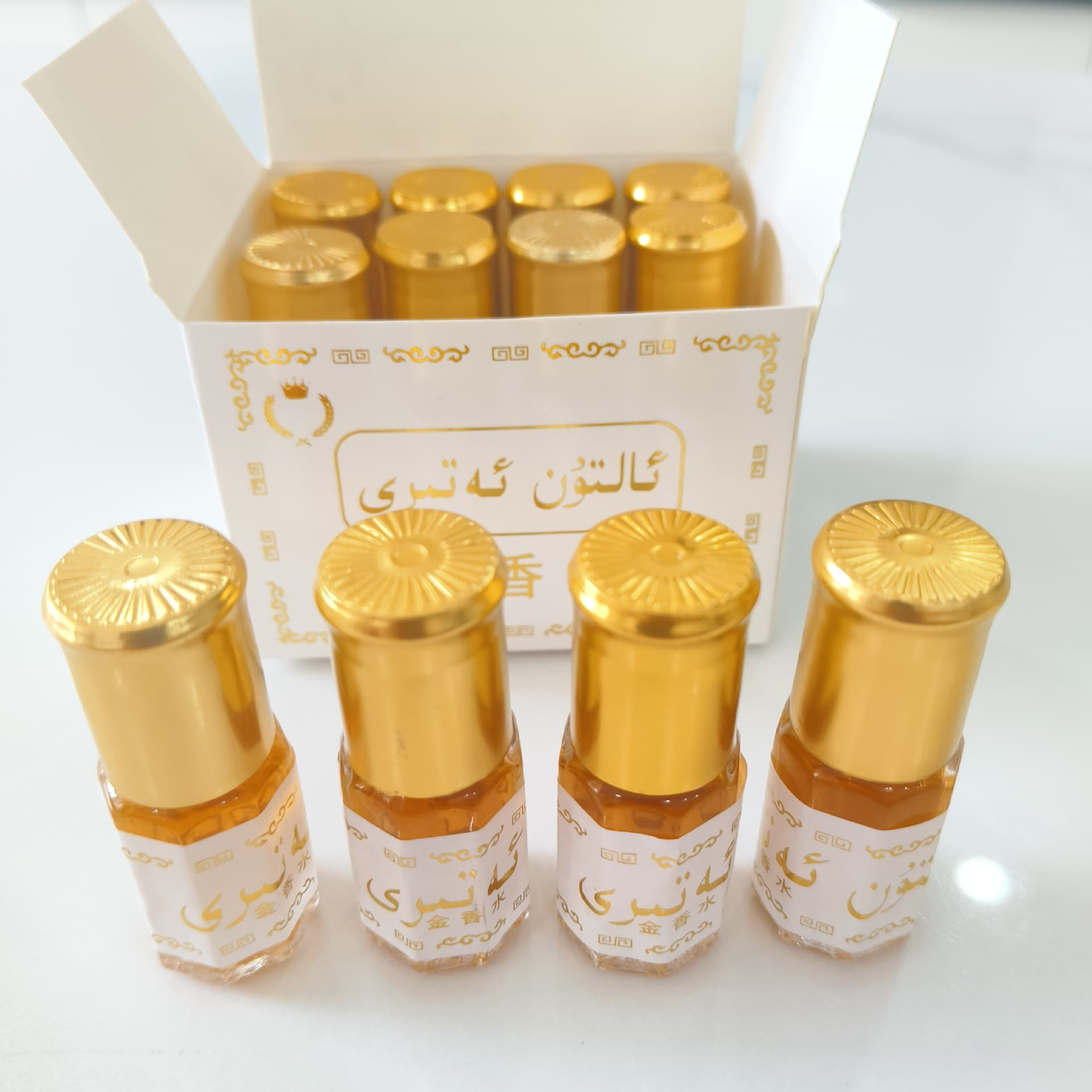 3ml alcohol-free Pakistani gold perfume Saudi Arabian passion fruit small roll-on ball best-selling fruity fragrance