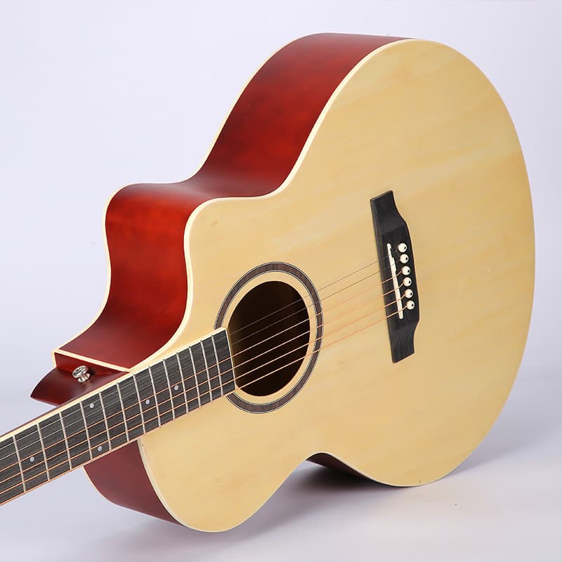Folk guitar factory cross-border wholesale 41-inch student novice acoustic guitar JF barrel notch corner entry guitar guitar