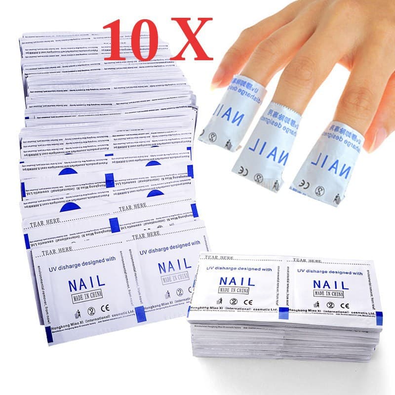 Nail Tool Wholesale Miaoxian Nail Remover Wraps with Remover Liquid and Pads Nail Polish Remover Kit Gel Polish Remover Wholesale
