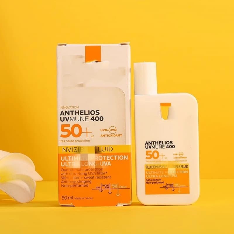 New French Lightweight Unscented Sunscreen 50ml SPF Protection Against Sunburn
