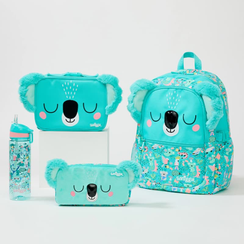 Australian Smiggle Large Backpack for Students, Outdoor Leisure Backpack for Primary and Secondary School Children
