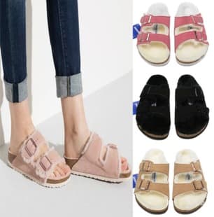 Women's Furry Slippers with Fleece Lining, Cork Sole, Indoor/Outdoor, Casual Cotton Slippers for Couples, Fashionable and Versatile