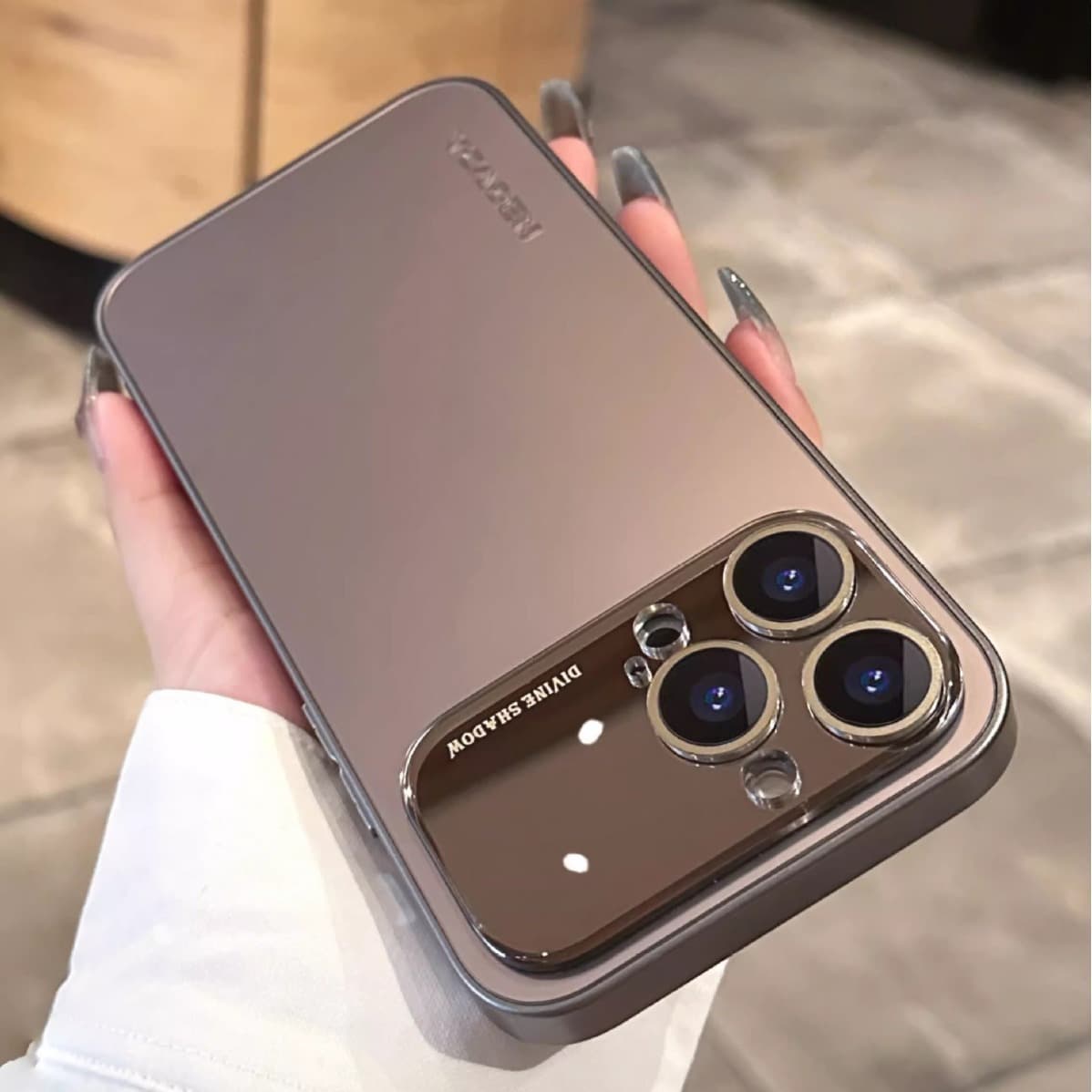 Compatible with iPhone 17 Pro Large Window AG Frosted Phone Case for Apple 16 Full Coverage Lens Film Soft Edge Protective Cover