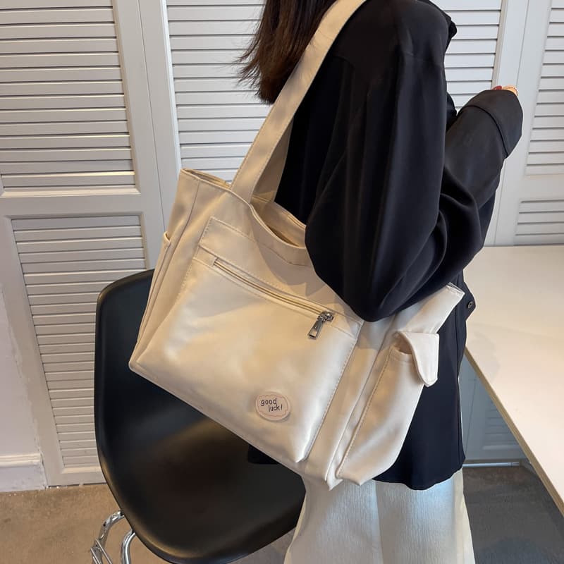 Custom Logo Oxford Fabric Composite Canvas Bag Handbag Crossbody Bag Travel Bag Shoulder Bag for Women