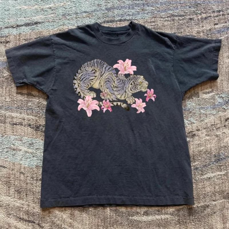 Ouma Cotton Emo Grunge Clothes Y2k Tops Clothing Female Baby Tee