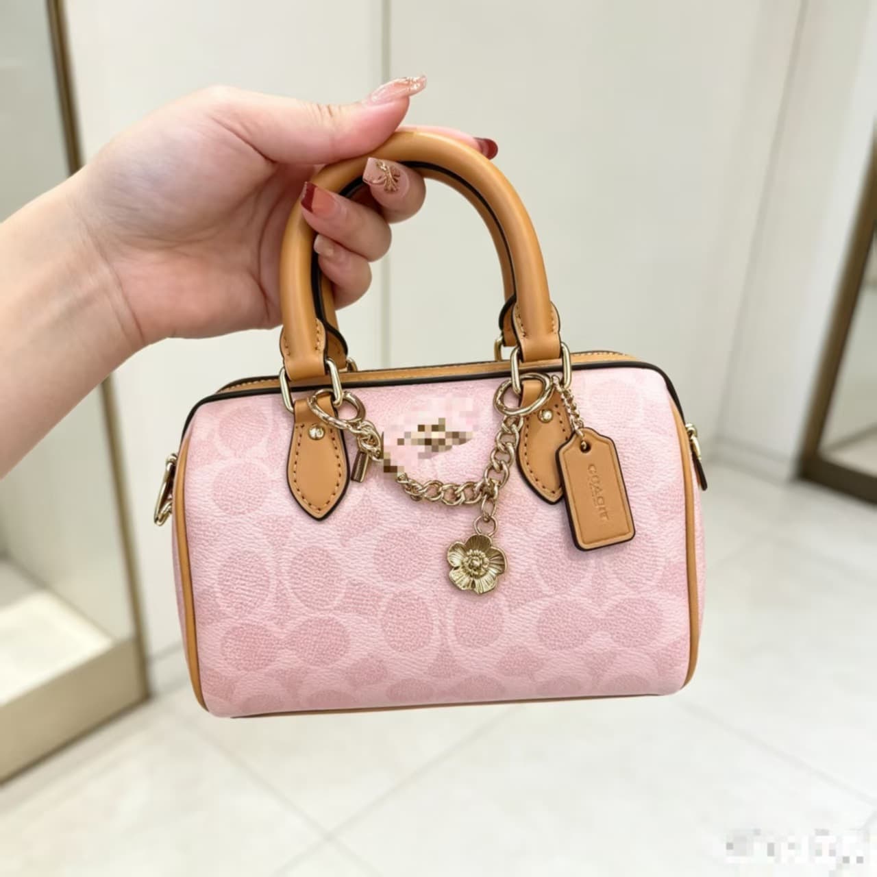 Classic High-End Mini Boston Pillow Bag, Fashionable and Versatile Handbag, Shoulder Bag, Crossbody Bag for Women with Phone Pocket