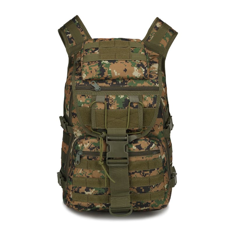 Outdoor Tactical Backpack 45L Large Capacity Camouflage Hiking Backpack Water-Resistant Tear-Resistant Multi-Functional Camping Backpack