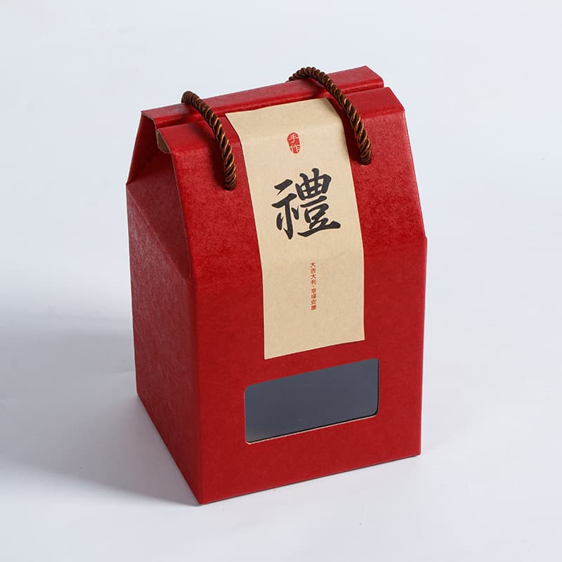 Universal honey jam hot sauce glass bottle packaging box in stock Chinese pastry biscuits donkey hide gelatin window corrugated gift box