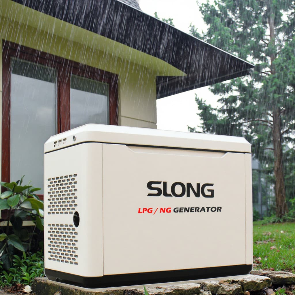 OEM Processing Factory Silong Brand Natural Gas Generator Set Household 8KW