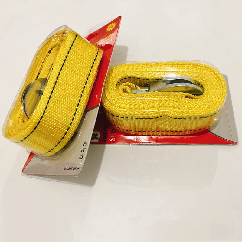 Direct Sales Vehicle Tow Strap Car Safety Emergency Tow Rope 4m 3 Ton Tow Rope
