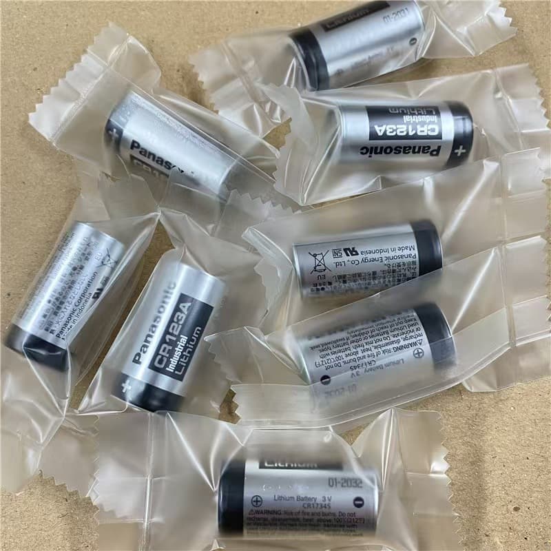 Panasonic CR123A CR2 Lithium Battery 3V for Cameras, Gas Meters, Water Meters, Electric Meters, and Instruments