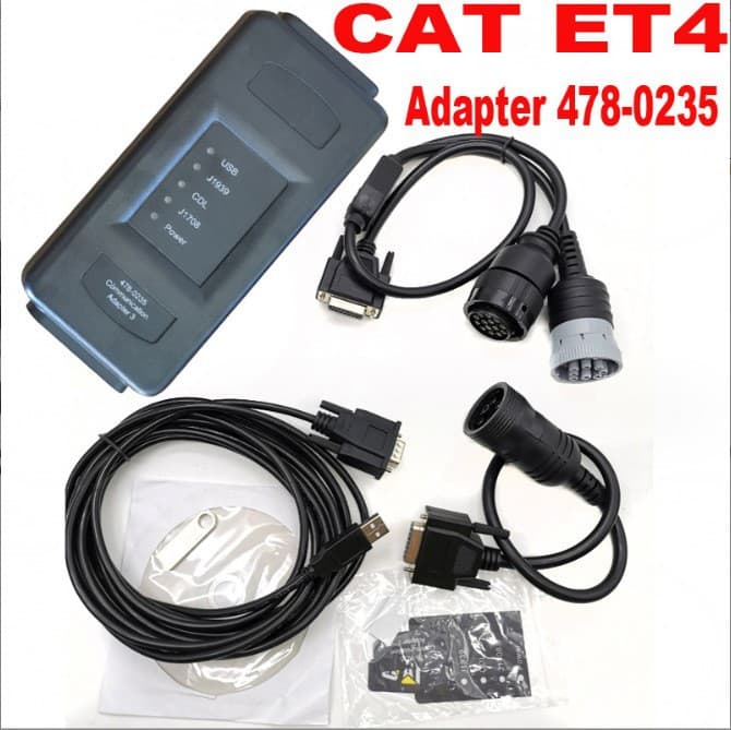 WIFI ET4 Adapter 478-0235 For CAT 2022A Carter Excavator Special Inspection and Diagnosis