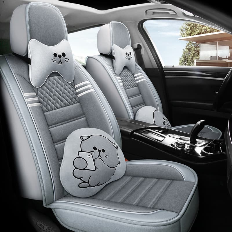 2018 Dongfeng Honda XR-V, Binzhi, CR-V, Civic Car Seat Covers Four-Season Linen Full-Wrap Custom Fit