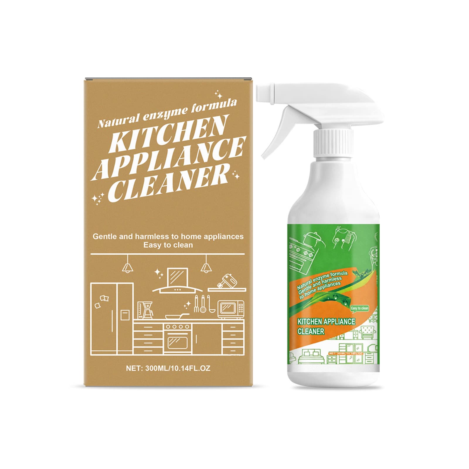 Electrolyzed Ion Kitchen Cleaner Kitchen Appliance Cleaner for Cleaning Surface Grease