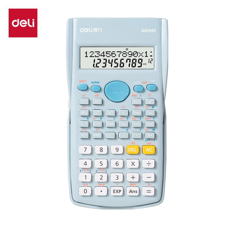 Deli D82MS Scientific Calculator for College Students, Specialized for First-Class and Second-Class Construction Engineer Exams, Postgraduate Entrance Exams, and CPA Exams