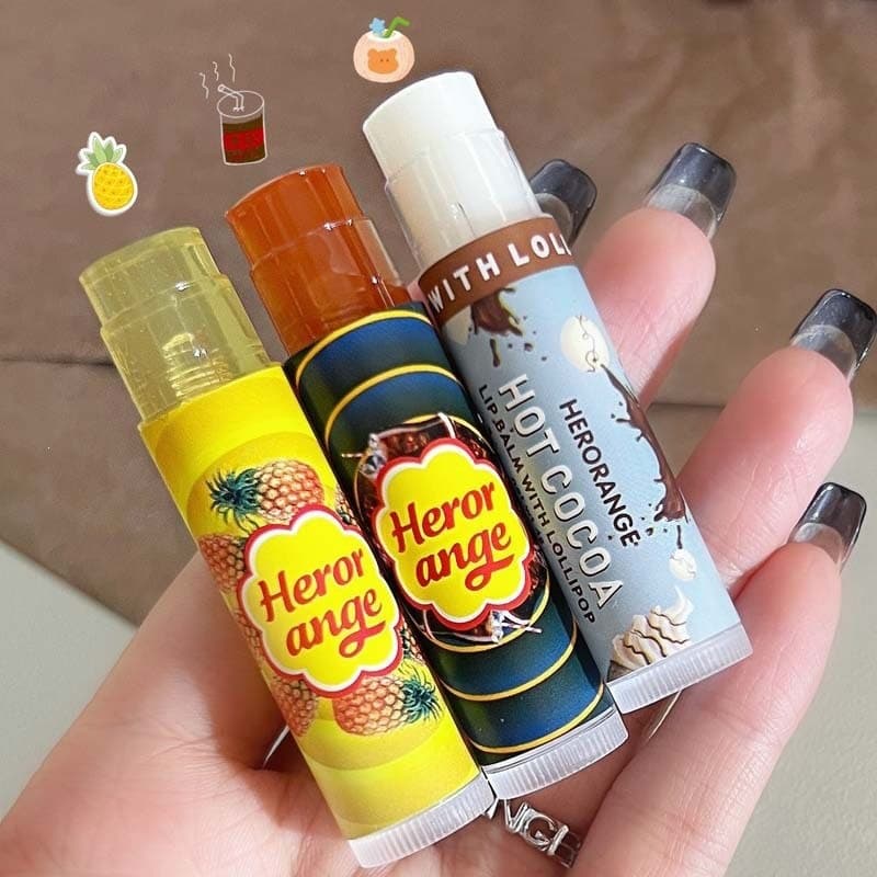 Tinted Lip Balm! Hydrating Moisturizing Nourishing Tinted Lip Balm for Students Women Fruit-Flavored Lipstick Beauty Personal Care