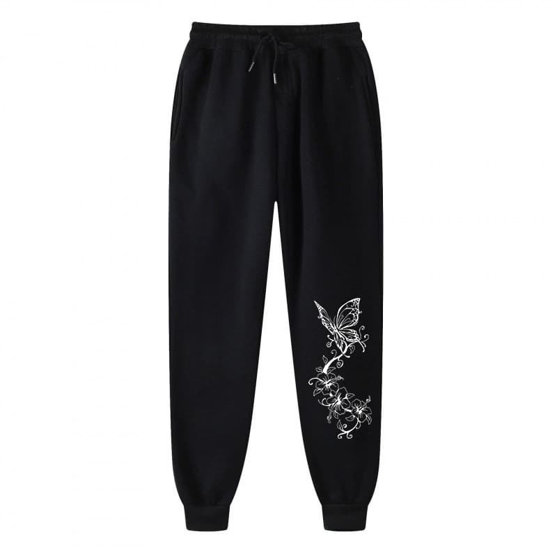 Men's sweatpants, women's new casual pants, street fashion loose sweatpants, men's autumn and winter fleece sweatpants