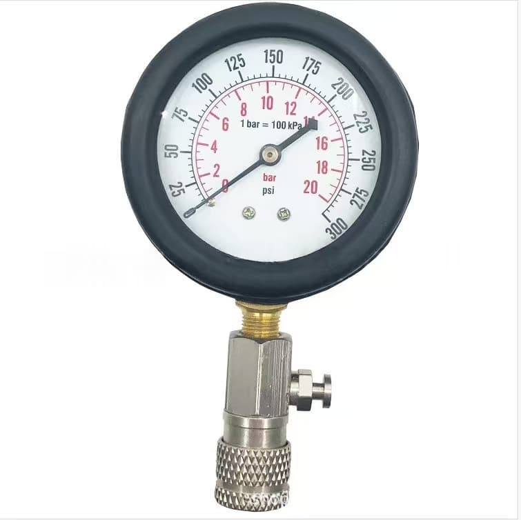 Car Cylinder Compression Tester Cylinder Pressure Gauge Motorcycle Cylinder Gauge Engine Compression Tester