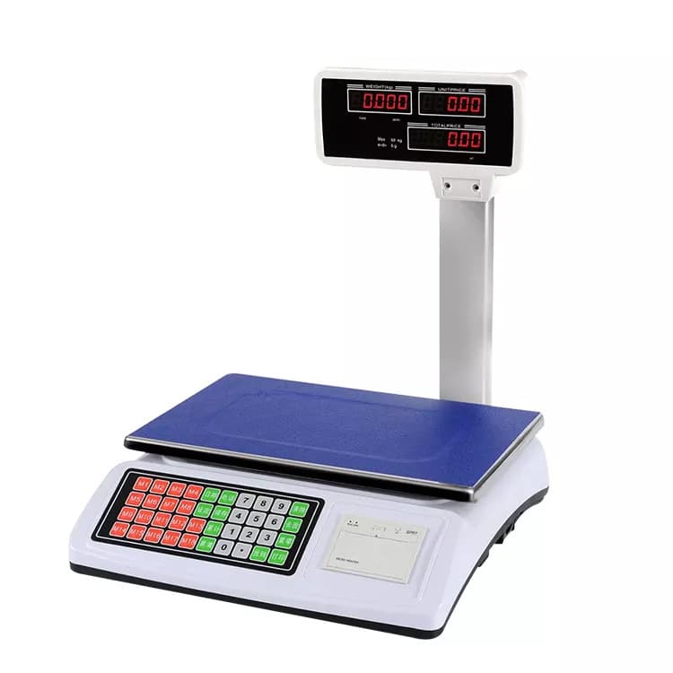 2025 New Electronic Scale for Commercial Supermarkets, Fruit Stores, with Receipt Printing, Adhesive Labels, Deli, Malatang Weighing