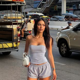 2026 European and American Fashion Sexy Hot Girl Two-Piece Set Cross-border New Style Tube Top Off-Shoulder Short Top Shorts Set Women
