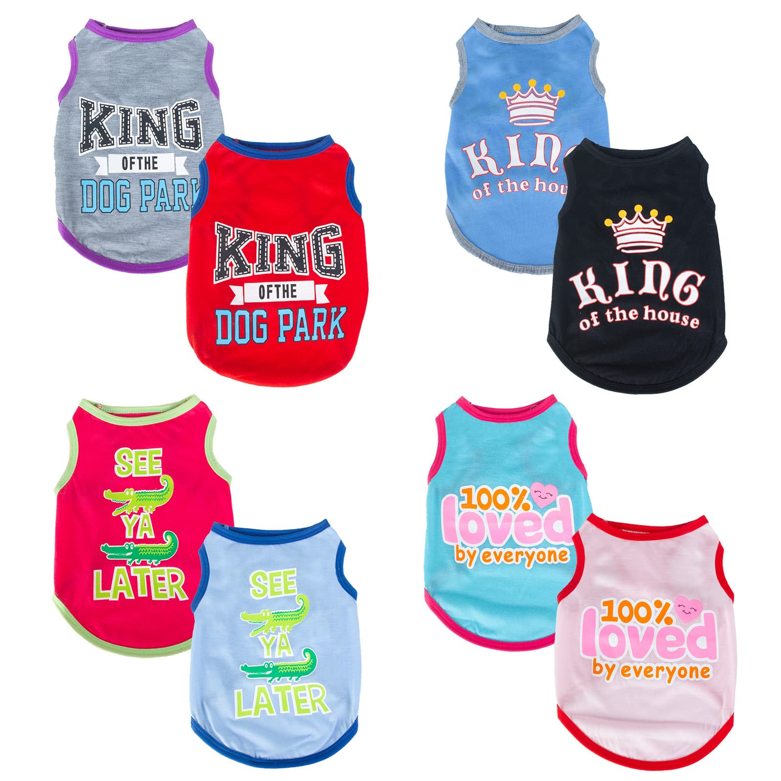 2024 New Style Dog Vest Breathable Tank Top Cat Pet Clothing Factory Direct Wholesale Supply Chain