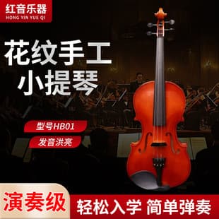Factory Pattern Handmade Violin for Beginners Children Adults Exam Practice String Instrument Drop Shipping