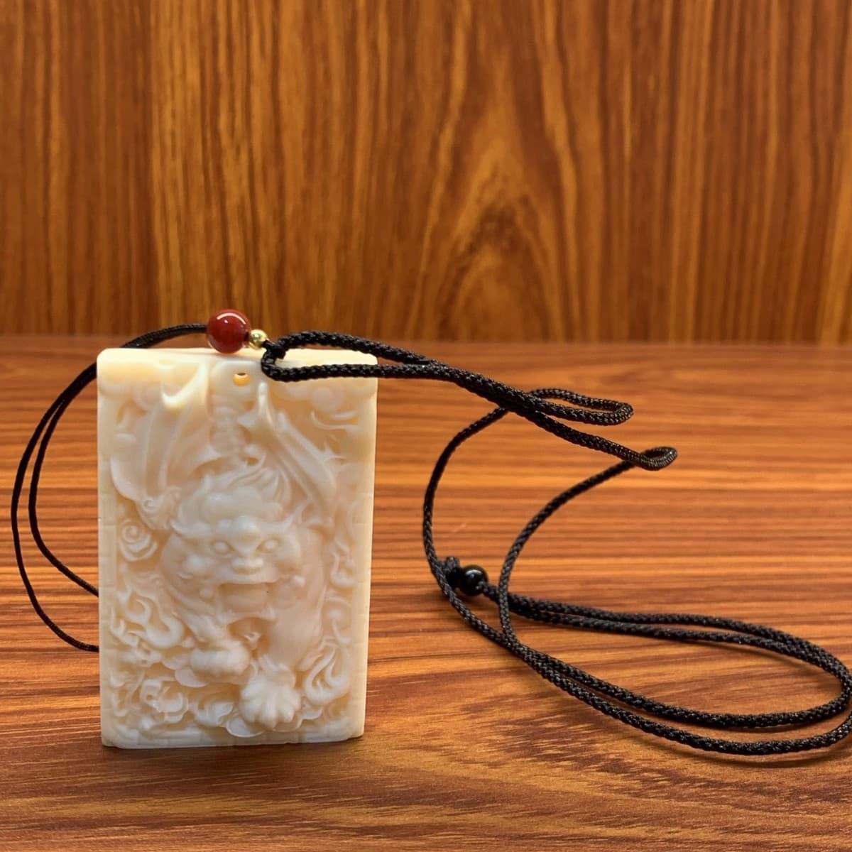Factory Direct Supply Ivory Nut Carved Pendant Plaque: Pixiu, Guan Gong, Auspicious Dragon Pendant Hanging Ornament 461 Wholesale