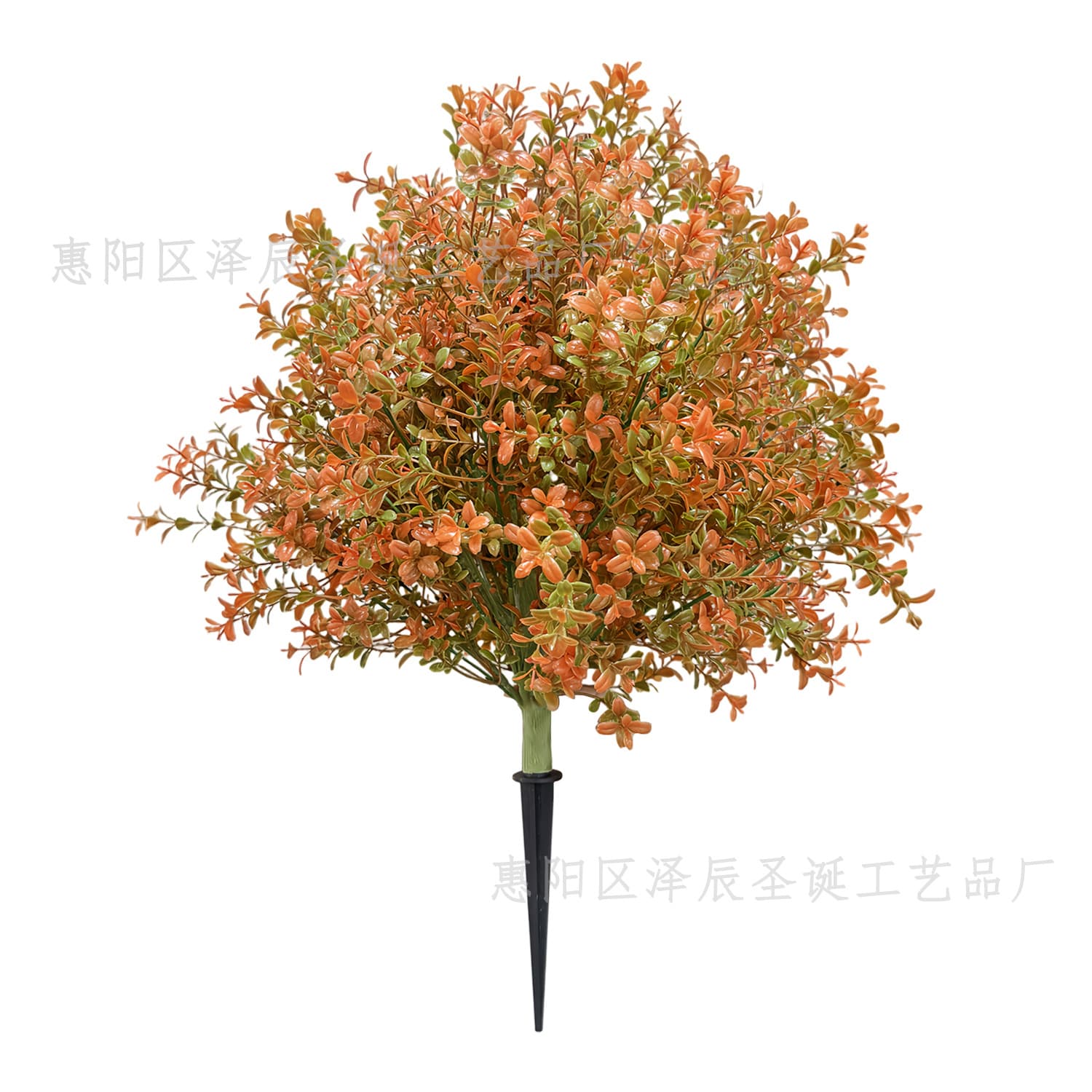 Zechen Factory Cross-border Hot Selling Autumn Harvest Thanksgiving Artificial Greenery Eucalyptus Ground Insert Tree Outdoor Garden Decoration