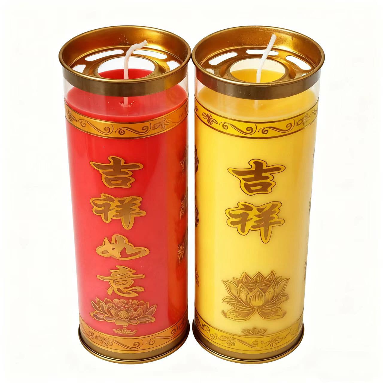 Factory Wholesale 3-Day Butter Lamp for Temple Religious Offering, Eternal Light Prayer Lamp, Smoke-Free Butter Candle