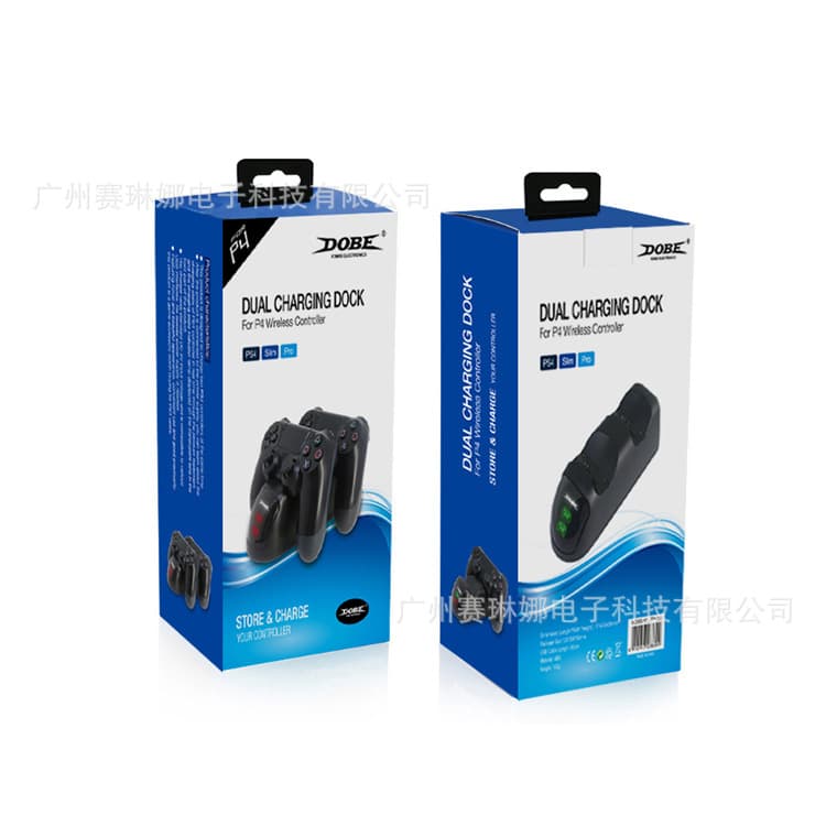 Compatible with DOBE PS4 Game Controller Charging Dock, Dual Charger for PS4 Slim Controller, PS4 Controller Charger Factory Direct