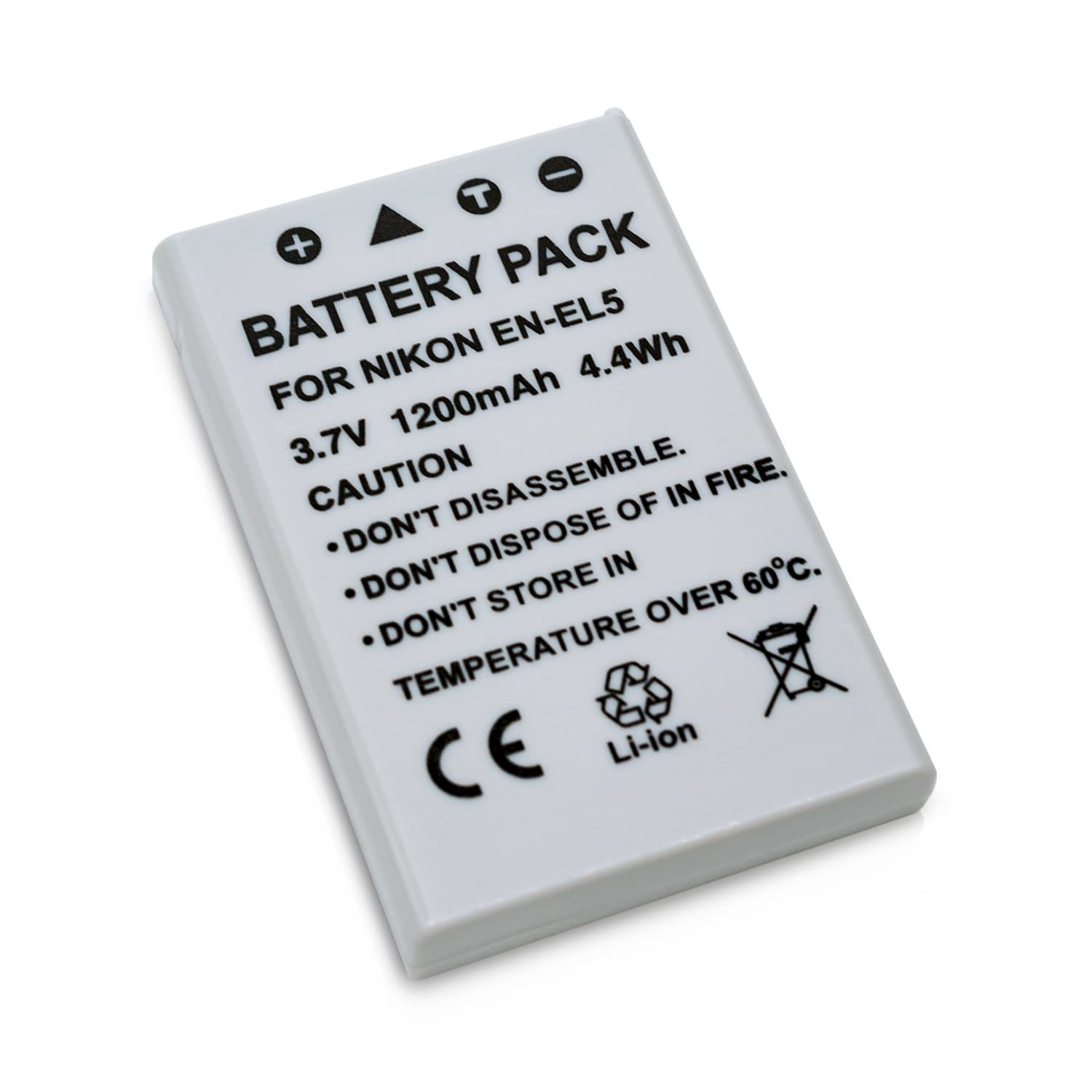 EN-EL5 Lithium Battery Compatible with Nikon P90 P100 P500 P510 P520 P530 P5100 Camera